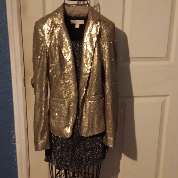 Micheal Kors sz 0 sequin jacket - Picture 1 of 7